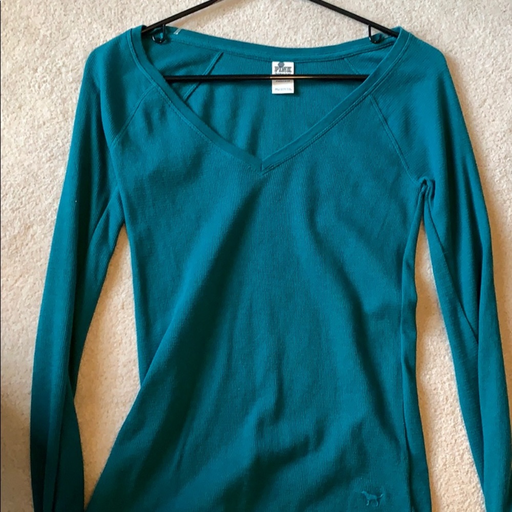 PINK teal long sleeve